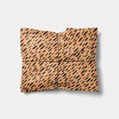 Terracotta Rough Brushstroke Gift Wrap
