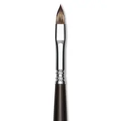 Escoda Vintage Synthetic Brush - Filbert, LongHandle, Size 8