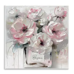 Stupell Industries White & Subtle Pink Bouquet Wall Plaque By Annabelle Hall