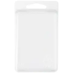 Collecting Warehouse Clear Plastic Clamshell Package / Storage Container, 3.38" H x 2.38" W x 1.25" D