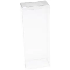 Plymor Clear Folding Action Figure Storage / Display Protector Box, 1.75" W x 1.25" D x 4.5" H, fits 3.75" Figures