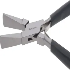 The Beadsmith Duck-Bill Pliers to Flatten or Loop Metal Wire and Sheets, Jewelry Making Supplies