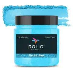 Rolio - 1 Jar Mica Powder (Electric Blue) - 50g / 1.8 oz