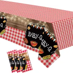 Baby Q Baby Shower Tablecloth Decoration