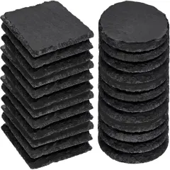 24 Pcs Slate Coasters