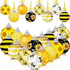 12 Pcs Summer Tree Ornaments Sequin Ball Ornaments