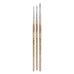 Escoda Miniature Brush Premium Set - Set of 3, Assorted Sizes
