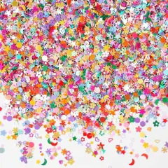 Multicolor Manicure Glitter Confetti