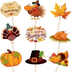 Thanksgiving Cupcake Toppers