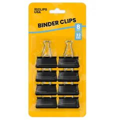 Binder Clips Large 1.25 in &ndash; 8 Pack &ndash; 48 Sets