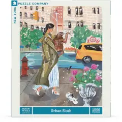 New York Puzzle Company Urban Sloth 500 Piece Piece Jigsaw Puzzle