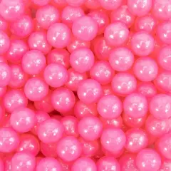 Krazy Sprinkles - Pink Pearl 8mm Beads (1/2 Cup, 1x Jar) for Cakes, Ice Cream & Cookies