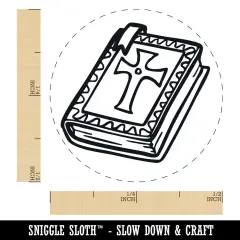 Medieval Holy Bible Book Crusades Self-Inking Rubber Stamp Crafting Planners UV