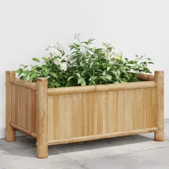 vidaXL Planter 19.7x11.8x9.8 Bamboo
