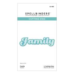 Spellbinders Etched Dies From Storytelling-Family