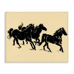 Stupell Industries Horses in Motion Run Canvas, design by Victoria Barnes