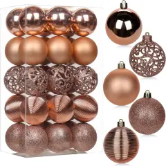 30PCS 2.36" Christmas Ball Ornaments