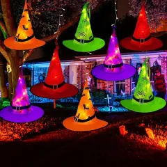Halloween Witch Hat Lights Decorations