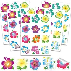 288pcs Hibiscus Stickers