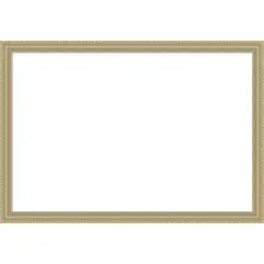Champagne Teardrop Framed Dry Erase Magnetic Board