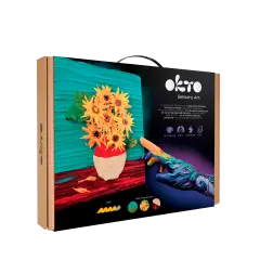 OKTO Sensory Art 3D Painting &ldquo;Sunflowers&rdquo; &ndash; 11.8&rdquo; x 15.7&rdquo; Canvas Kit