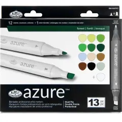 RM-952FRT | Azure&trade; 13pc Forest Color Marker Set