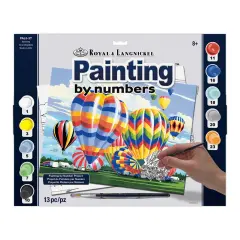 PAL5 | Painting by numbers&trade; 13pc 11.25" x 13.375" Ballooning Painting Project