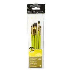 RSET-9120 | 5pc Camel Hair Shader Brush Set