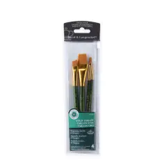 RSET-9144 | 4pc Golden Taklon Variety Brush Set
