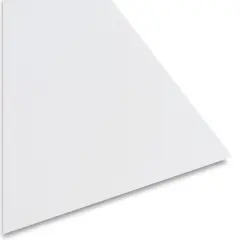 Pacon Railroad Board - 22" x 28" x 6 Ply, White, 50 Sheets