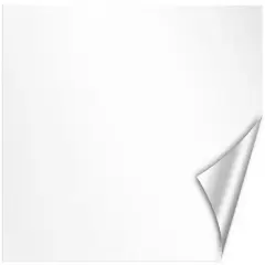 DRYTAC WallPops 24" White Peel & Stick Static Cling Dry Erase Message Board Decal