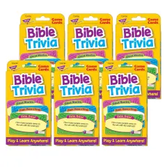 Bible Trivia Challenge Cards&reg;, Pack of 6