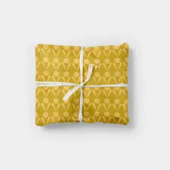 Honey Yellow Vegetable Stamp Gift Wrap