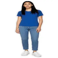 BELLA + CANVAS&reg; Women&rsquo;s Relaxed Triblend Short Sleeve Crewneck Tee True royal triblend