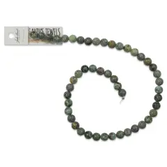 John Bead Earth's Jewels African Turquoise Beads - 8 mm, 16" Strand