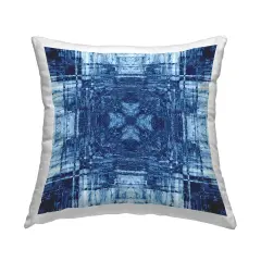 Linear Geometric Pattern Decorative Printed Throw Pillow Design by Elspeth Helen Meabank Perkin, 18 x 7 x 18