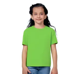 Gildan&reg; Heavy Cotton Crewneck Short Sleeve Youth T-Shirt - 5000B Neon green