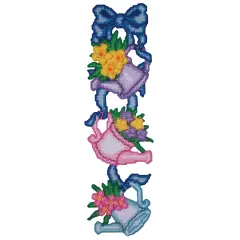 Design WorksWatering Can Pile Plastic Canvas Kit Multi