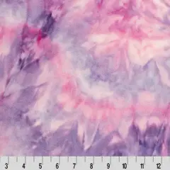 Multi Tie Dye Cuddle Unicorn Fabric per yard