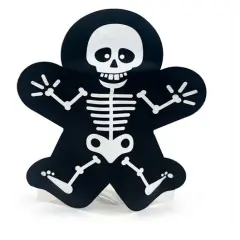 Skeleton Shaped Pouch 6 9/16" x 3" x 8 1/8" 25 pack SP7SKZ