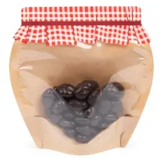 Small Jam Jar Shaped Pouch 5 9/16" x 3" x 6" 100 pack SP3JMZ
