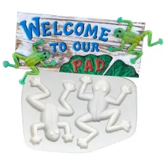 8" x 6" x 1.5" Small Frogs Glass Fusing Kiln Mold