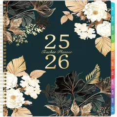 2025-2026 Teacher Planner - Gold-Black