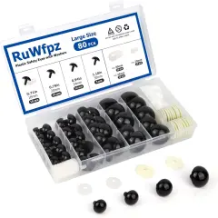 Large Safety Eyes for Amigurumi Crochet 18-30mm 4 Sizes