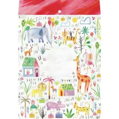 Pack/6: Party Time Theme Mailing Envelope - 9 x 1/2 x 12"