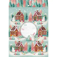 Pack/6: Gingerbread Dreams Theme Mailing Envelope - 9 x 1/2 x 12"