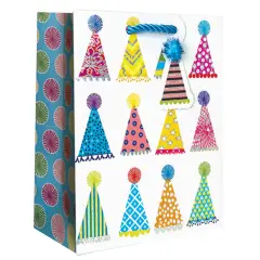Pack/6: Party Hats Gift Bag - 6 x 3 x 7-1/2"