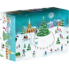 Pack/6: Christmas Village Theme Mailing Box - 12 x 6 x 9"