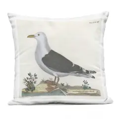 Stupell Industries Vintage Seagull Study Diagram Outdoor Printed Pillow design by Phillipa Katz, 18 x 7 x 18