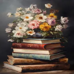 Vintage flower Diamond Art Painting Kits for Adults